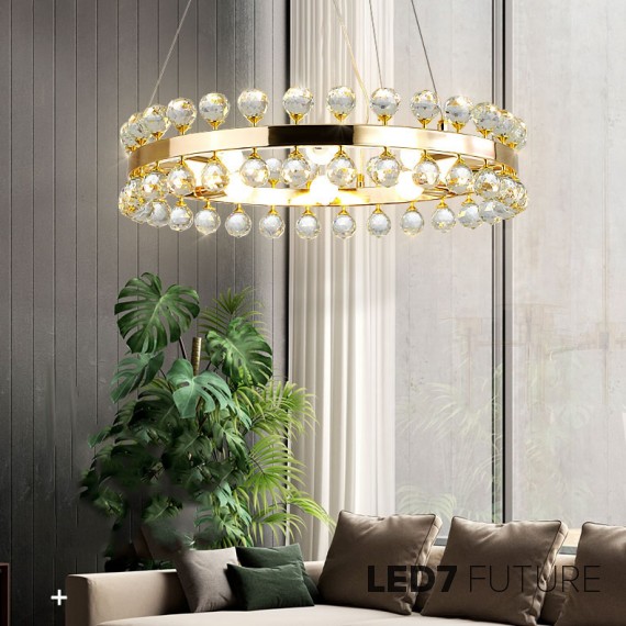 Ritz - Crystall Ball Circle Chandelier